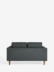 Tweedy Plain Dark Grey Kayden Compact 2 Seater Sofa In A Box - Image 6 of 8