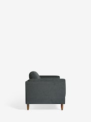 Tweedy Plain Dark Grey Kayden Compact 2 Seater Sofa In A Box - Image 7 of 8