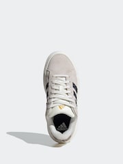 adidas Grey/white Sportswear Grand Court Platform Trainers - Image 5 of 10