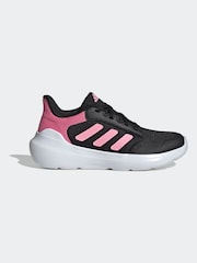 adidas Black/Pink Junior Tensaur Run 3.0 Trainers - Image 2 of 8