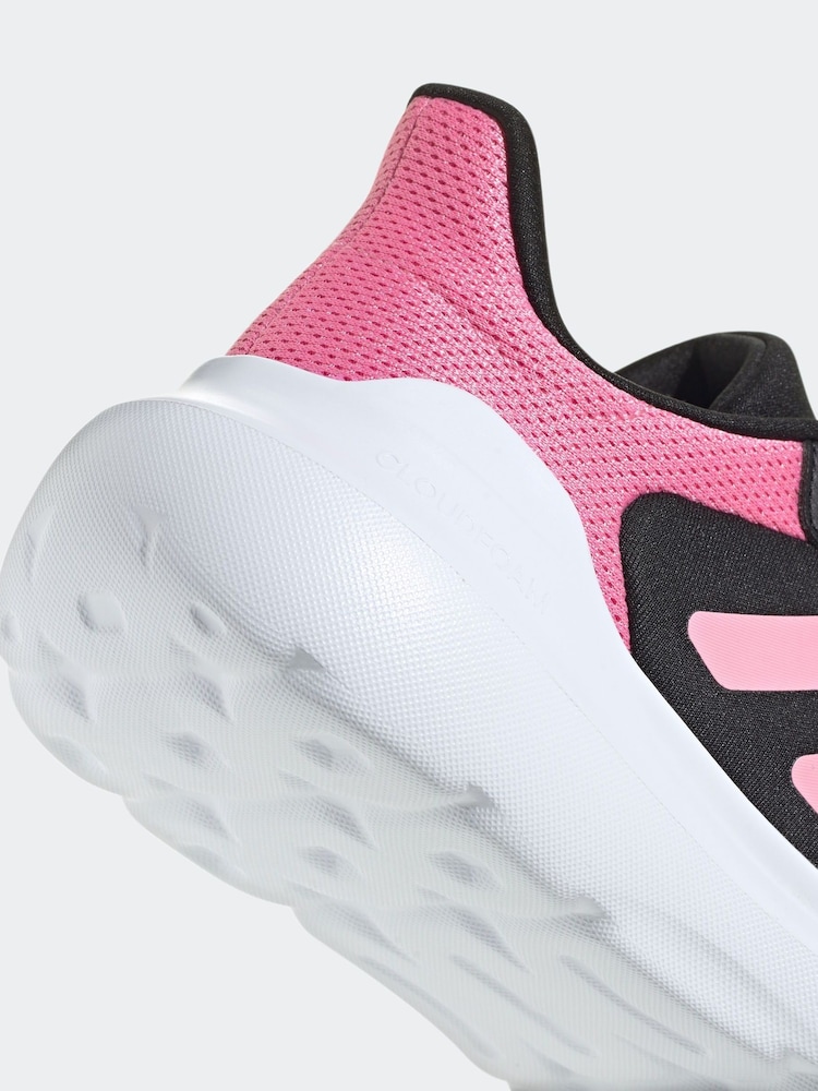 adidas Black/Pink Junior Tensaur Run 3.0 Trainers - Image 8 of 8