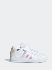 Blanco - adidas Kids Grand Court 2.0 Trainers - Imagen 1 de 9
