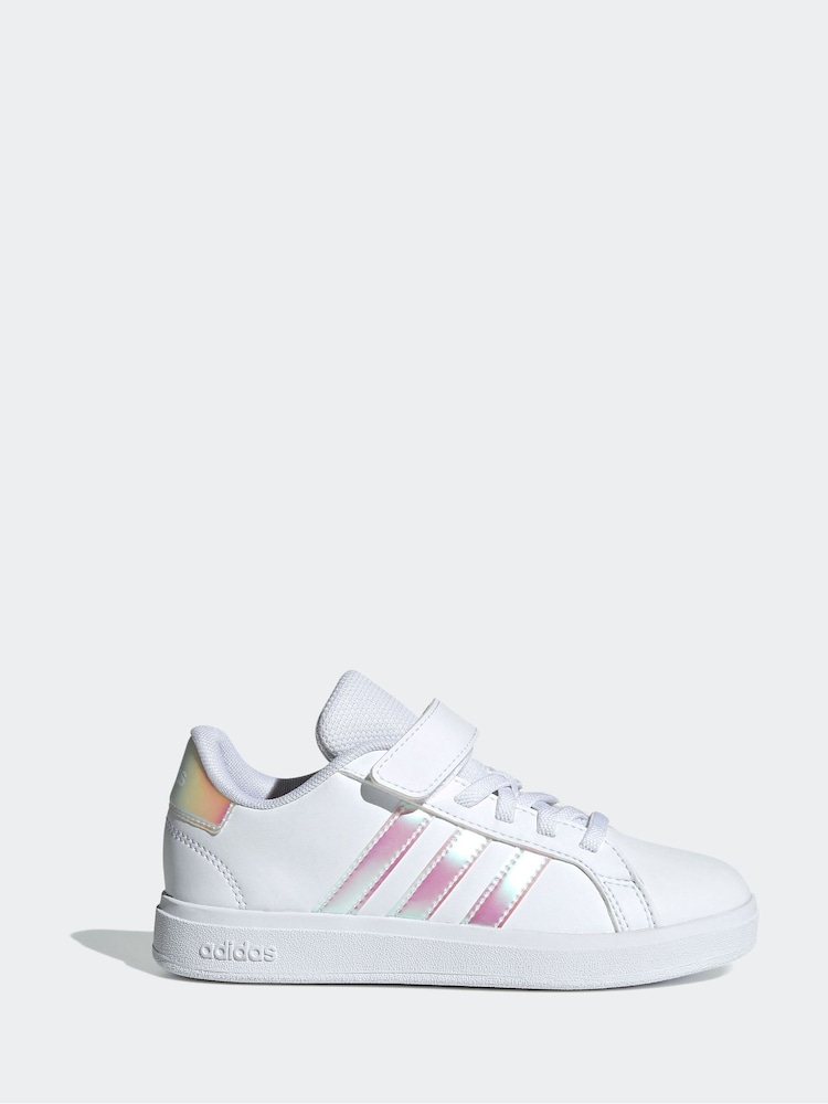 Blanco - adidas Kids Grand Court 2.0 Trainers - Imagen 1 de 9 Blanco - adidas Kids Grand Court 2.0 Trainers - Imagen 1 de 9