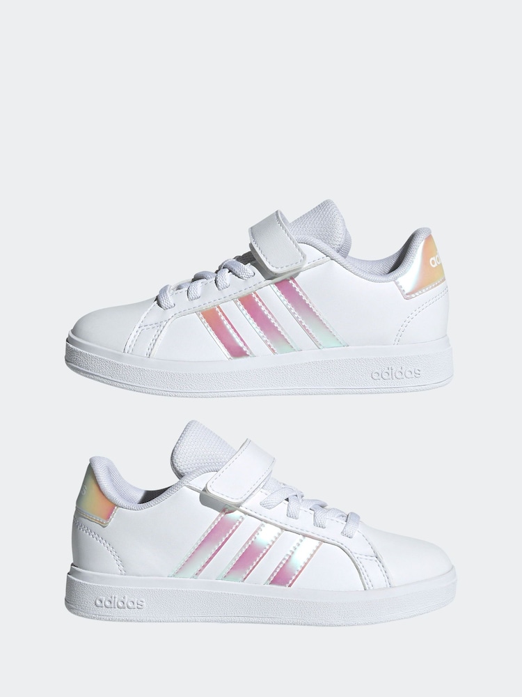 Blanco - adidas Kids Grand Court 2.0 Trainers - Imagen 9 de 9 Blanco - adidas Kids Grand Court 2.0 Trainers - Imagen 9 de 9