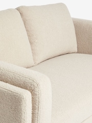 Soft Cosy Boucle Mid Natural Kayden Compact 2 Seater Sofa In A Box - Image 6 of 7