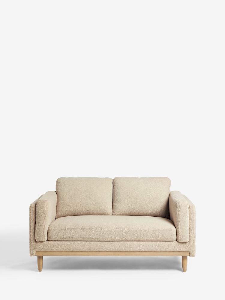 Soft Cosy Boucle Mid Natural Kayden Compact 2 Seater Sofa In A Box - Image 7 of 7