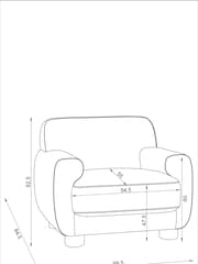 Soft Velvet Caramel Brown Jude Accent Chair - Image 7 of 10