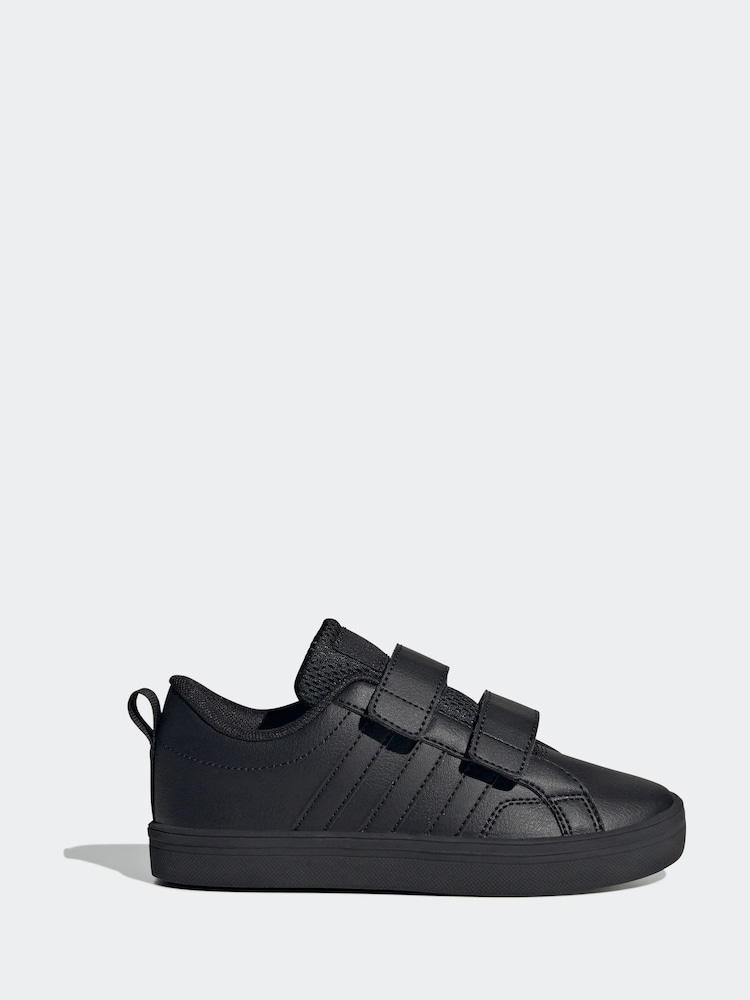 adidas Black VS Pace 2.0 Hook and Loop Trainers - Image 1 of 8