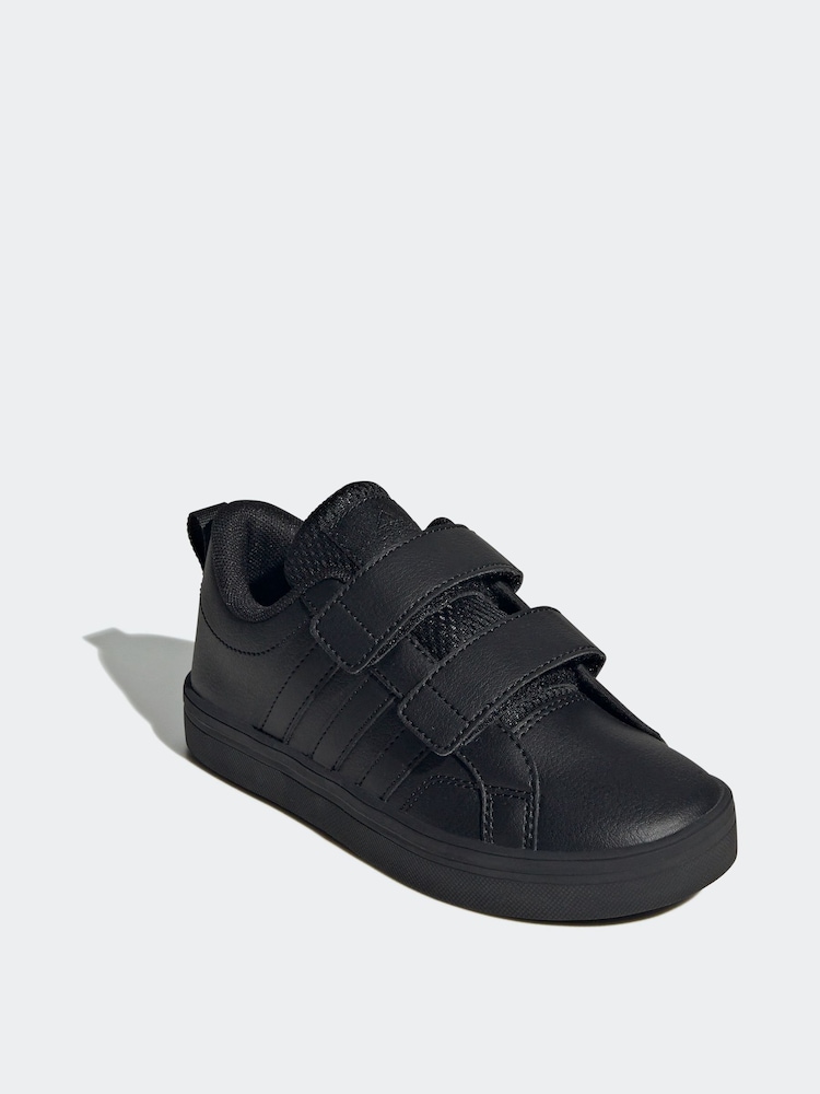 adidas Black VS Pace 2.0 Hook and Loop Kids Trainers - Image 3 of 8
