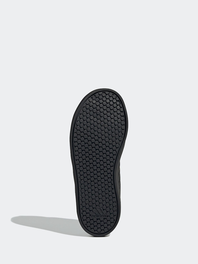 adidas Black VS Pace 2.0 Hook and Loop Kids Trainers - Image 6 of 8