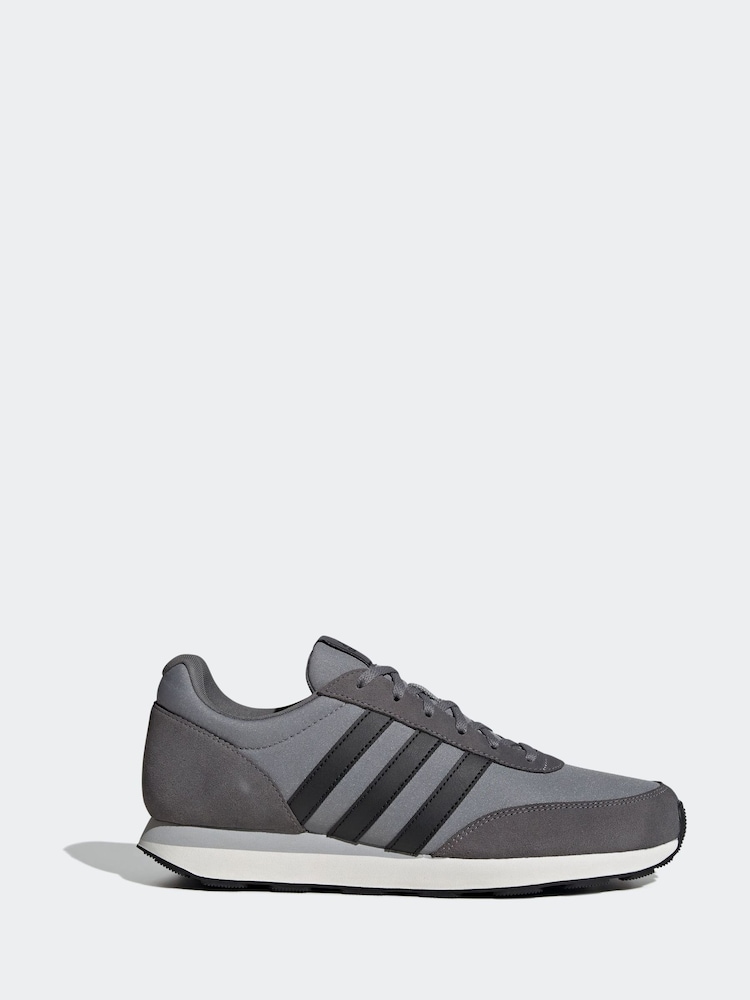 adidas Grey Black Run 60s Trainers - Image 1 of 9