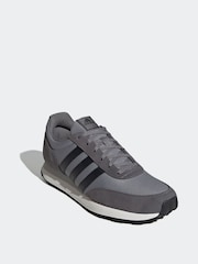 adidas Grey Black Run 60s Trainers - Image 3 of 9