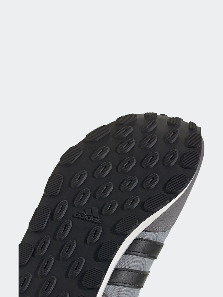 adidas Grey Black Run 60s Trainers - Image 7 of 9