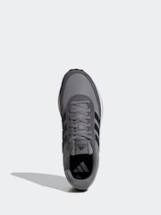 adidas Grey Black Run 60s Trainers - Image 8 of 9