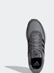 adidas Grey Black Run 60s Trainers - Image 9 of 9