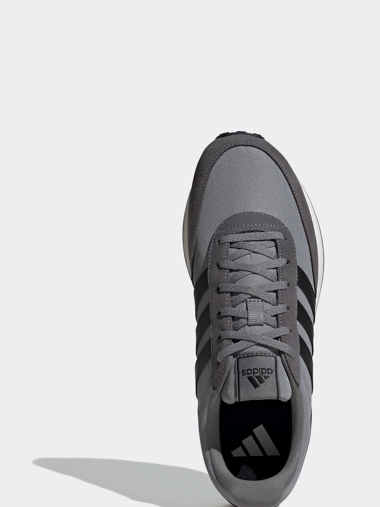 adidas Grey Black Run 60s Trainers - Image 9 of 9