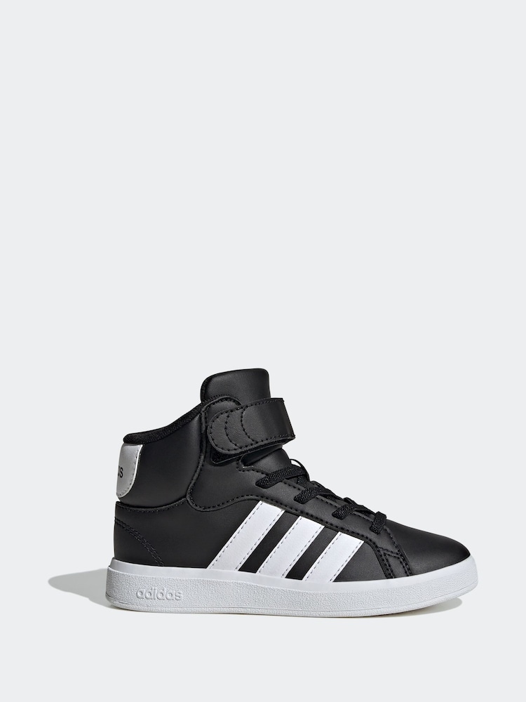 Черный - Детские туфли adidas Grand Court - Image 1 of 8