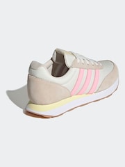 adidas Brown/Pink Run 60s 3.0 Trainers - Image 4 of 9
