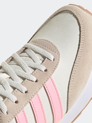 adidas Brown/Pink Run 60s 3.0 Trainers - Image 6 of 9
