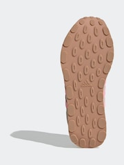 adidas Brown/Pink Run 60s 3.0 Trainers - Image 9 of 9