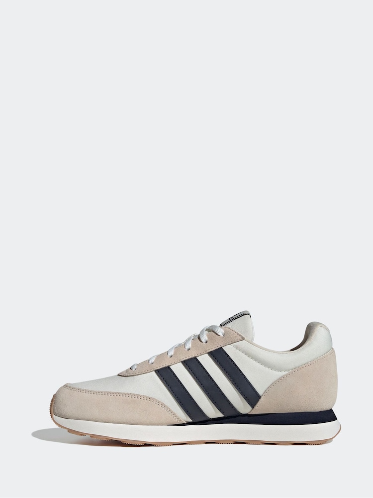 adidas Beige Run 60s Trainers - Image 3 of 18