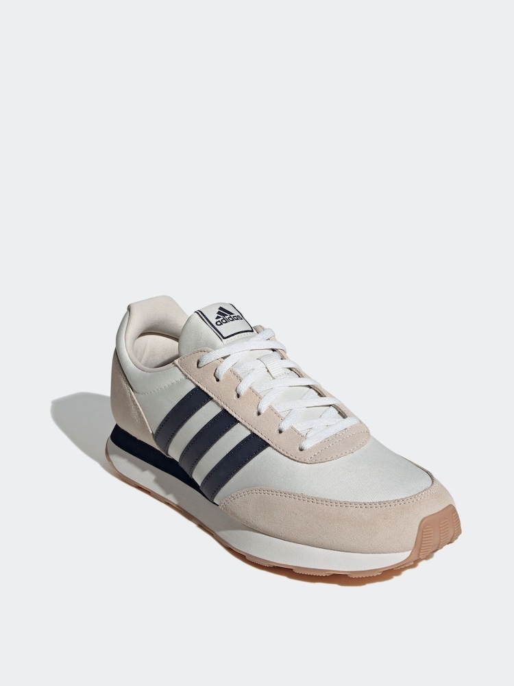 adidas Beige Run 60s Trainers - Image 4 of 18