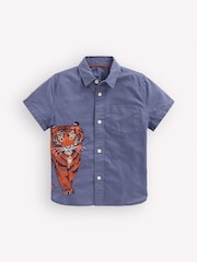 Boden Blue Superstitch Shirt - Image 1 of 3