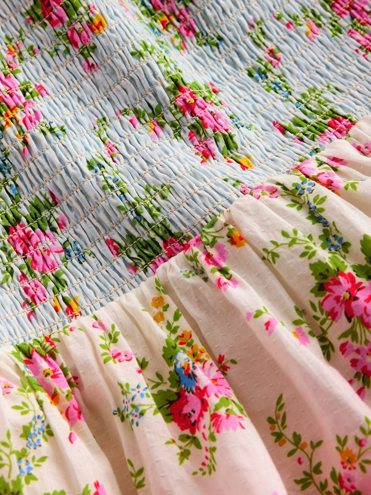 Boden Pink Tiered Lace Trim Dress - Image 3 of 3 Boden Pink Tiered Lace Trim Dress - Image 3 of 3