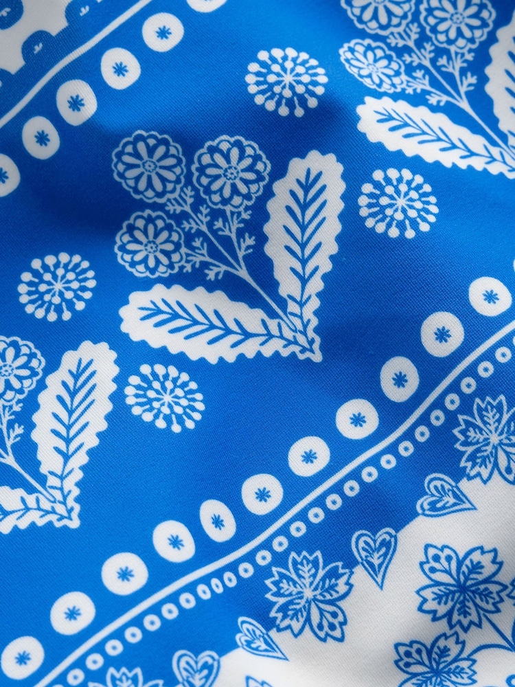 Boden Blue Sun Safe Patterned Rash Vest - Image 3 of 3 Boden Blue Sun Safe Patterned Rash Vest - Image 3 of 3