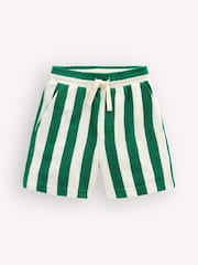 Boden Green Towelling Shorts - Image 1 of 3