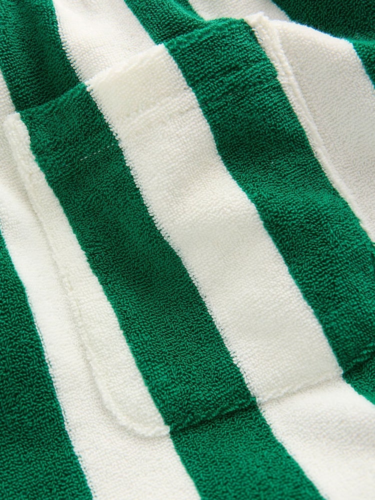 Boden Green Towelling Shorts - Image 3 of 3 Boden Green Towelling Shorts - Image 3 of 3