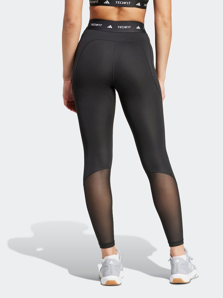 adidas Black TECFIT Pocket Full-Length Leggings - Image 2 of 7