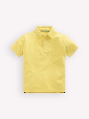Boden Yellow Slub Polo Shirt - Image 1 of 3