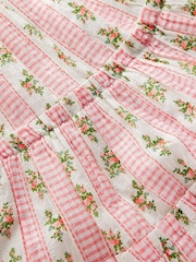 Boden Pink Tiered Midi Sundress - Image 3 of 3