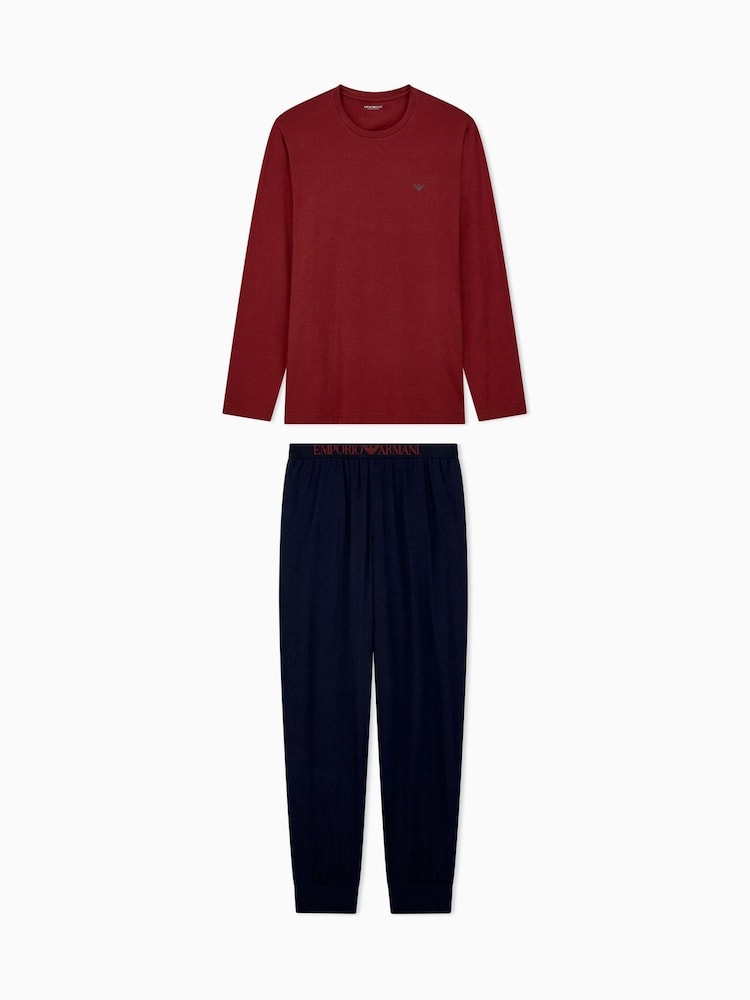Emporio Armani Endurance Pyjama's met manchetten Set - Afbeelding 1 van 3 Emporio Armani Endurance Pyjama's met manchetten Set - Afbeelding 1 van 3