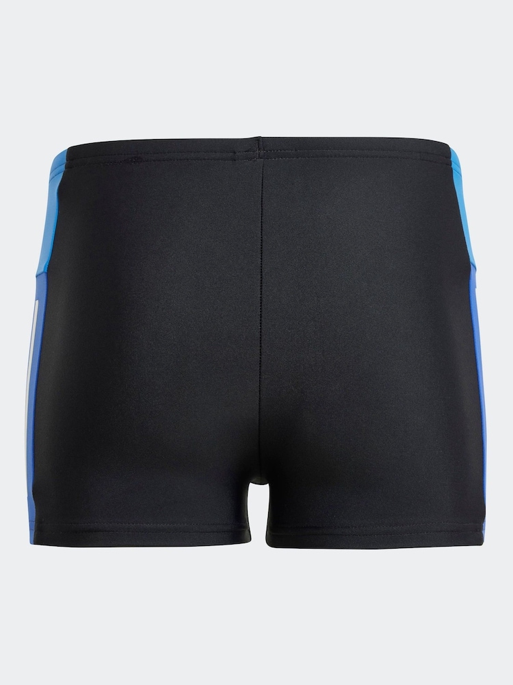 adidas Black 3 Stripes Boxers - Image 2 of 5 adidas Black 3 Stripes Boxers - Image 2 of 5