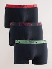 „Emporio Armani Bold Monogram Trunks“ 3 rinkinys - 1 paveikslėlis iš 4