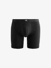 Emporio Armani Essential Logolabel Long Boxers 3 Pack - 4şəkildən 3 şəkil