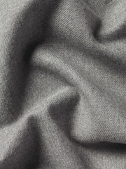Charles Tyrwhitt Grey Brushed Flannel Classic Fit Shirt - Image 5 of 5