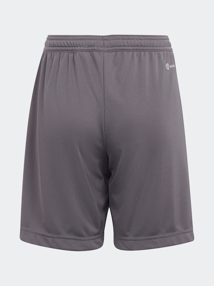 adidas Grey Entrada 22 Shorts - Image 2 of 5 adidas Grey Entrada 22 Shorts - Image 2 of 5