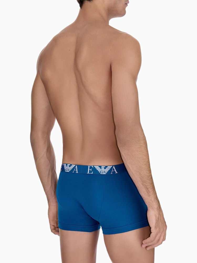 Emporio Armani Black Multicolor Trunks 5 Pack - Image 7 of 7 Emporio Armani Black Multicolor Trunks 5 Pack - Image 7 of 7