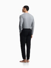 Emporio Armani Grey Endurance Pyjamas With Cuffs Set - Image 2 of 6