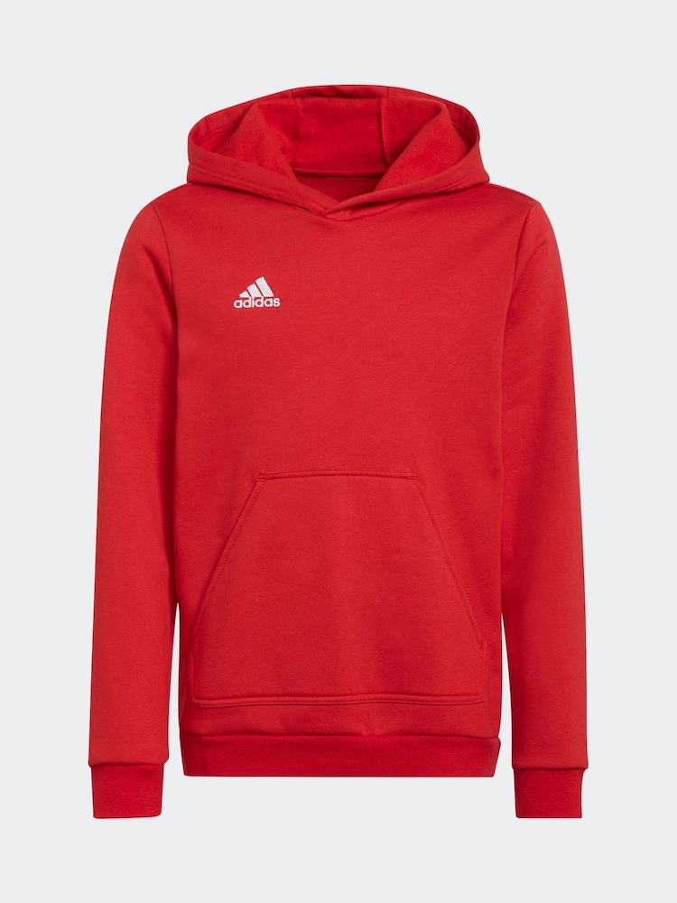 adidas Red Entrada 22 Hoodie - Image 1 of 5