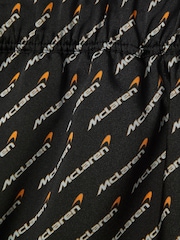 Reiss x McLaren F1 Team Black Multi McLaren F1 Silverstone Drawstring Shorts - Image 6 of 6