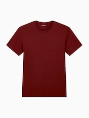 Emporio Armani Blue Endurance Crew Neck T-Shirts 2 Pack - Image 3 of 5