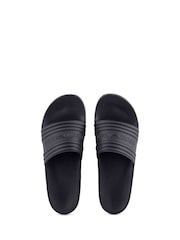 Emporio Armani Black Logo Pool Slide Ciabatta Pvc+Hf Logo Sandals - Image 4 of 5