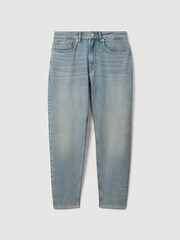 Reiss Light Blue Ordu R Relaxed Tapered Jeans - Image 2 of 6