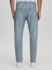 Reiss Light Blue Ordu R Relaxed Tapered Jeans - Image 5 of 6