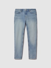 Reiss Light Blue Ordu Slim Fit Washed Jeans - Image 2 of 6