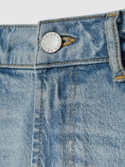 Reiss Light Blue Ordu Slim Fit Washed Jeans - Image 6 of 6